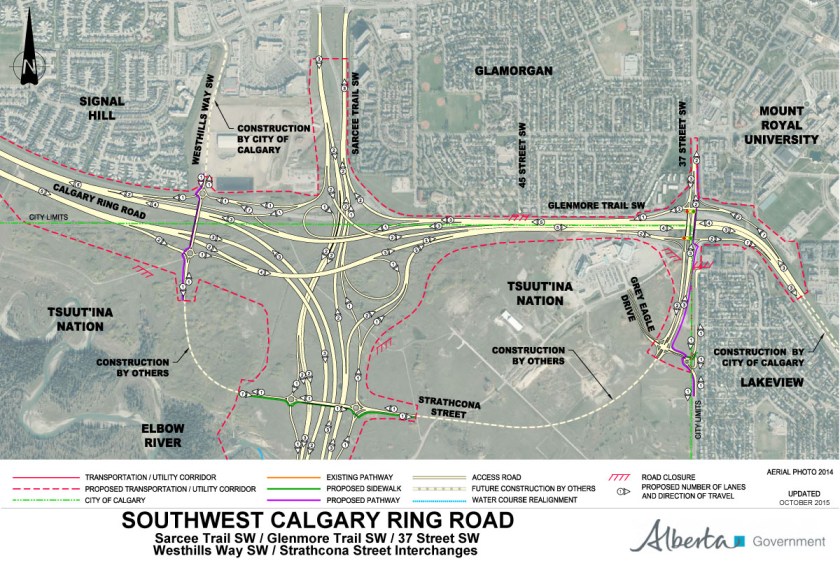 SW-CRR - Sarcee Tr SW / Glenmore Tr SW / 37 Street SW / Westhill