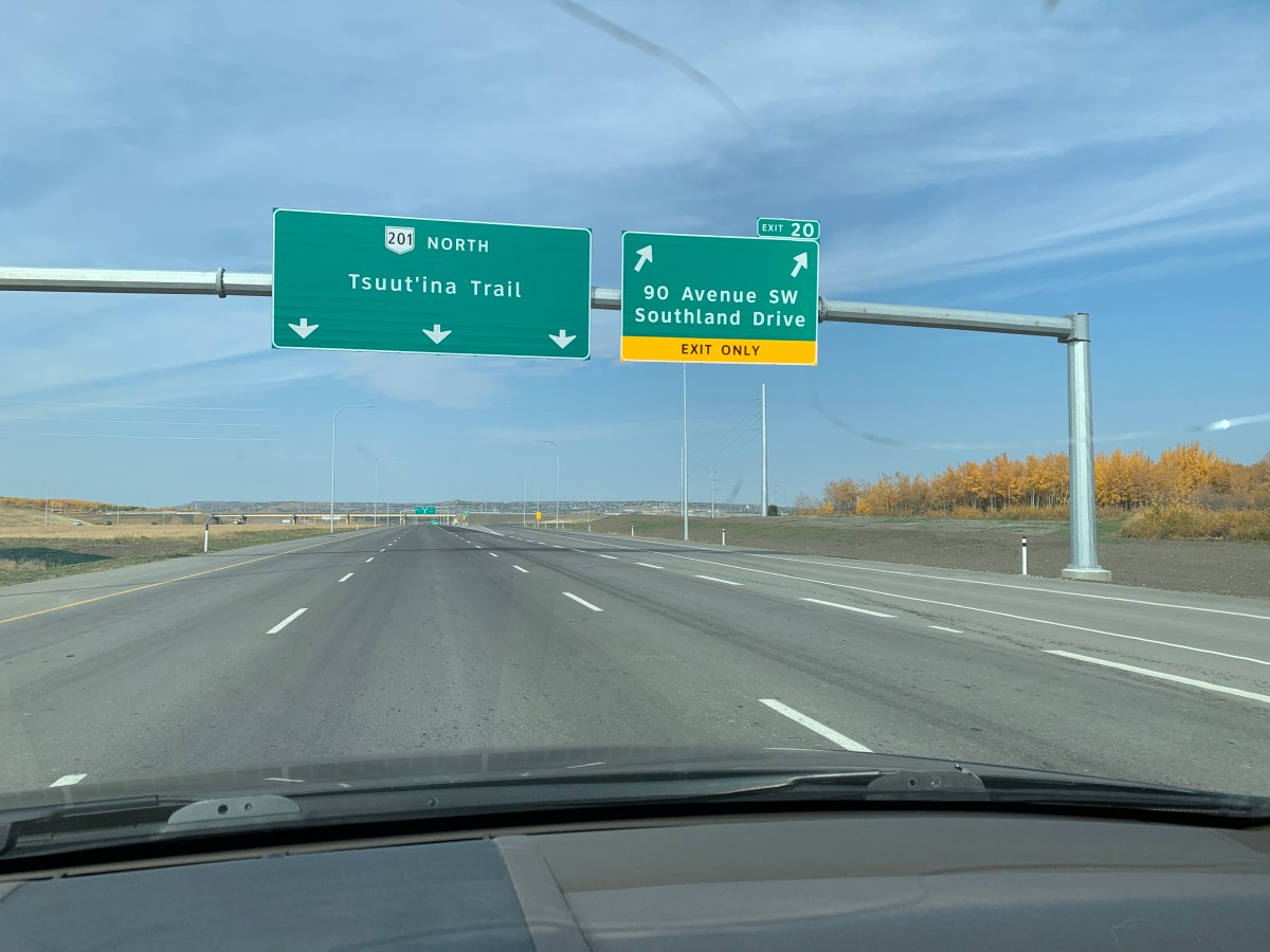 Tsuut’ina Trail portion of the Southwest Ring Road now&nbsp;open